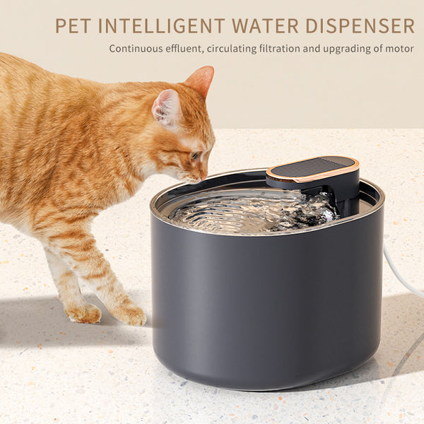 Automatic Electric Pet Water Feeder Bowl, Mute USB Cat & Dog Fountain